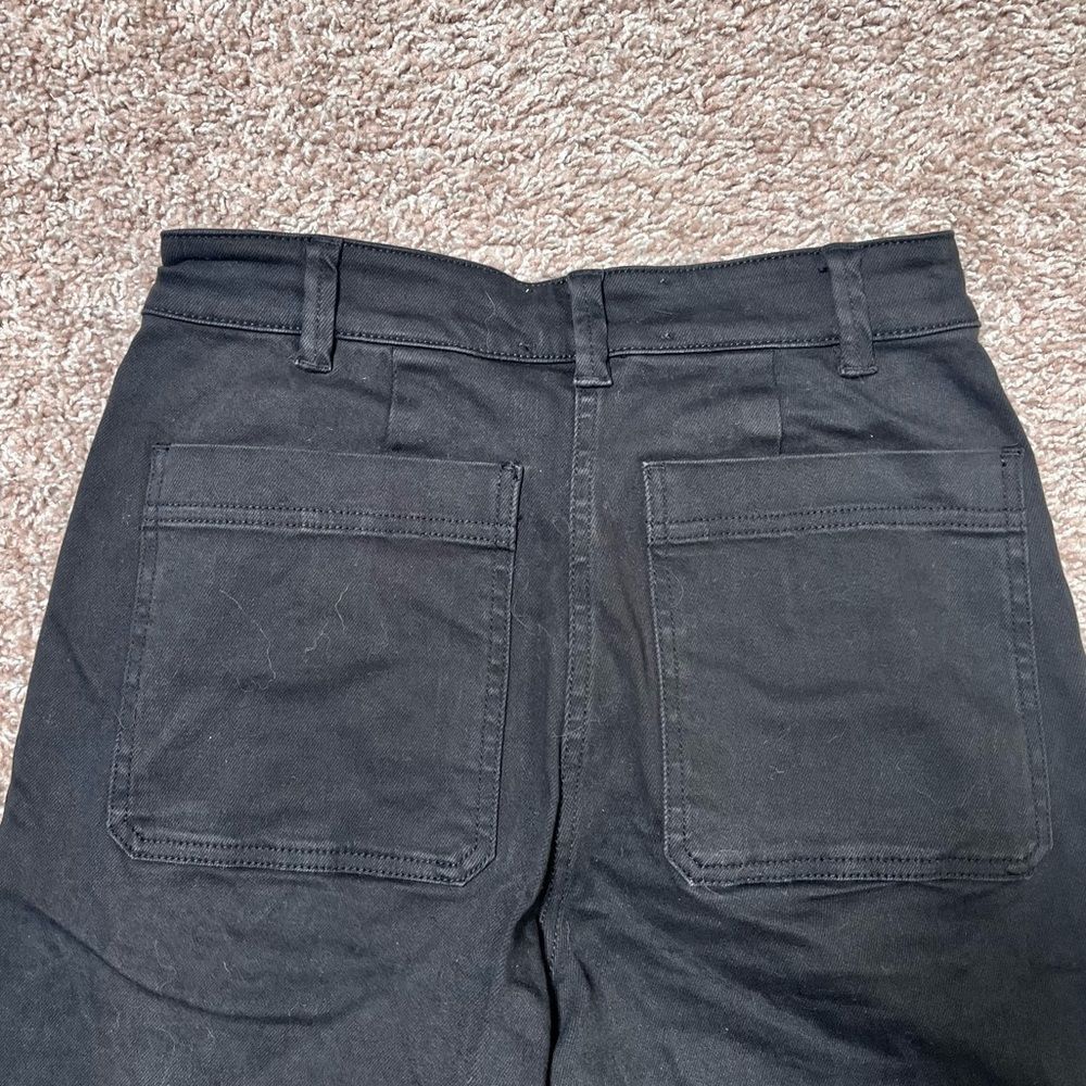 Everlane Wide Leg High Rise Cropped Jeans - Picture 7 of 11
